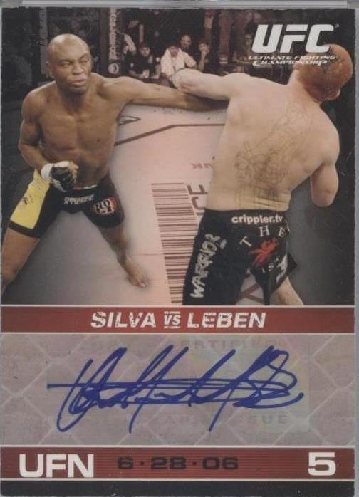 2009 Topps UFC Round 1 #A-AS Anderson Silva — front