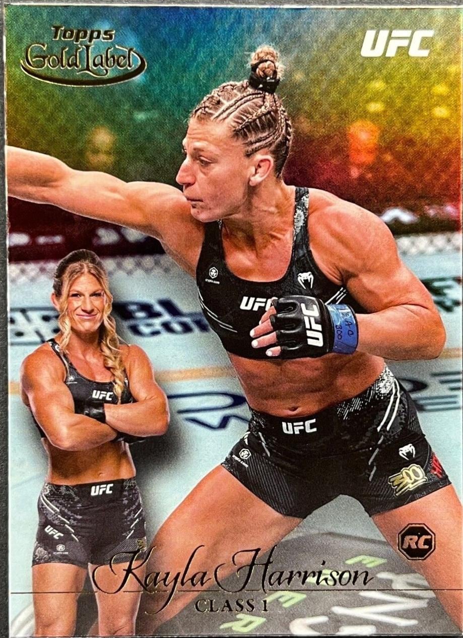 2024 Topps Gold Label UFC #83 Kayla Harrison — front