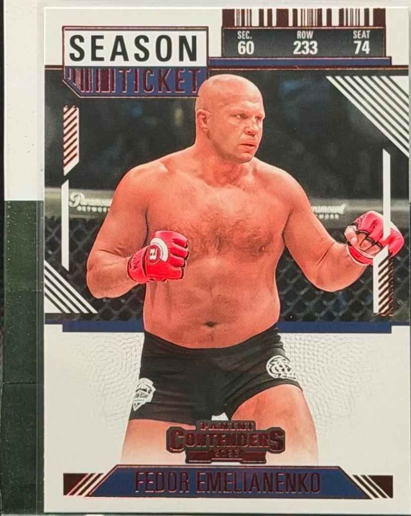 2025 Panini Contenders PFL #60 — Fedor Emelianenko — front