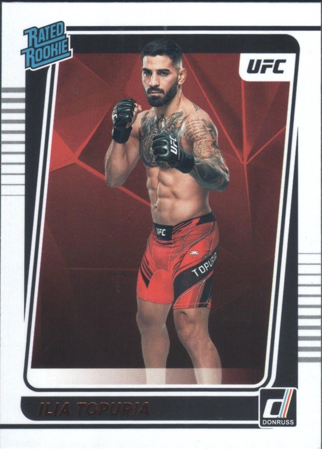 2022 Donruss UFC #215 Ilia Topuria — front
