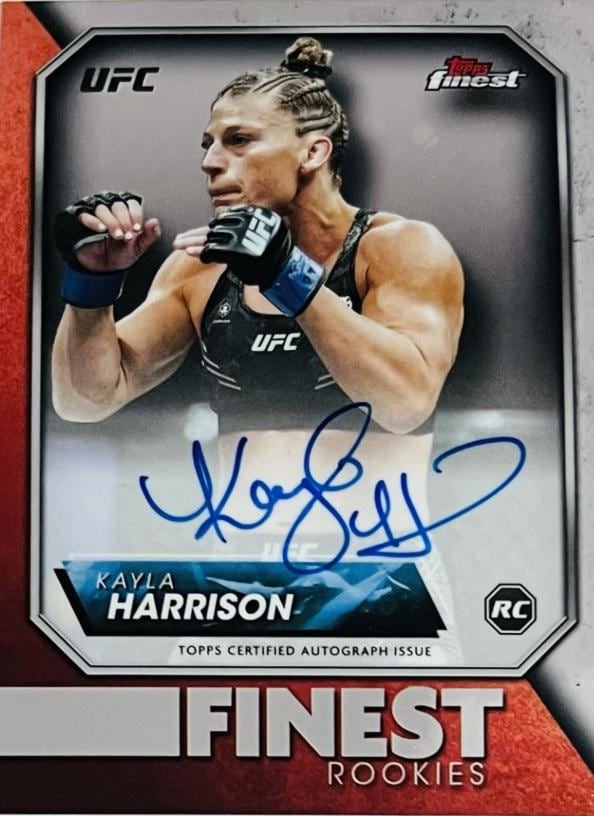 2024 Topps Finest UFC #RFA-KH Kayla Harrison — front