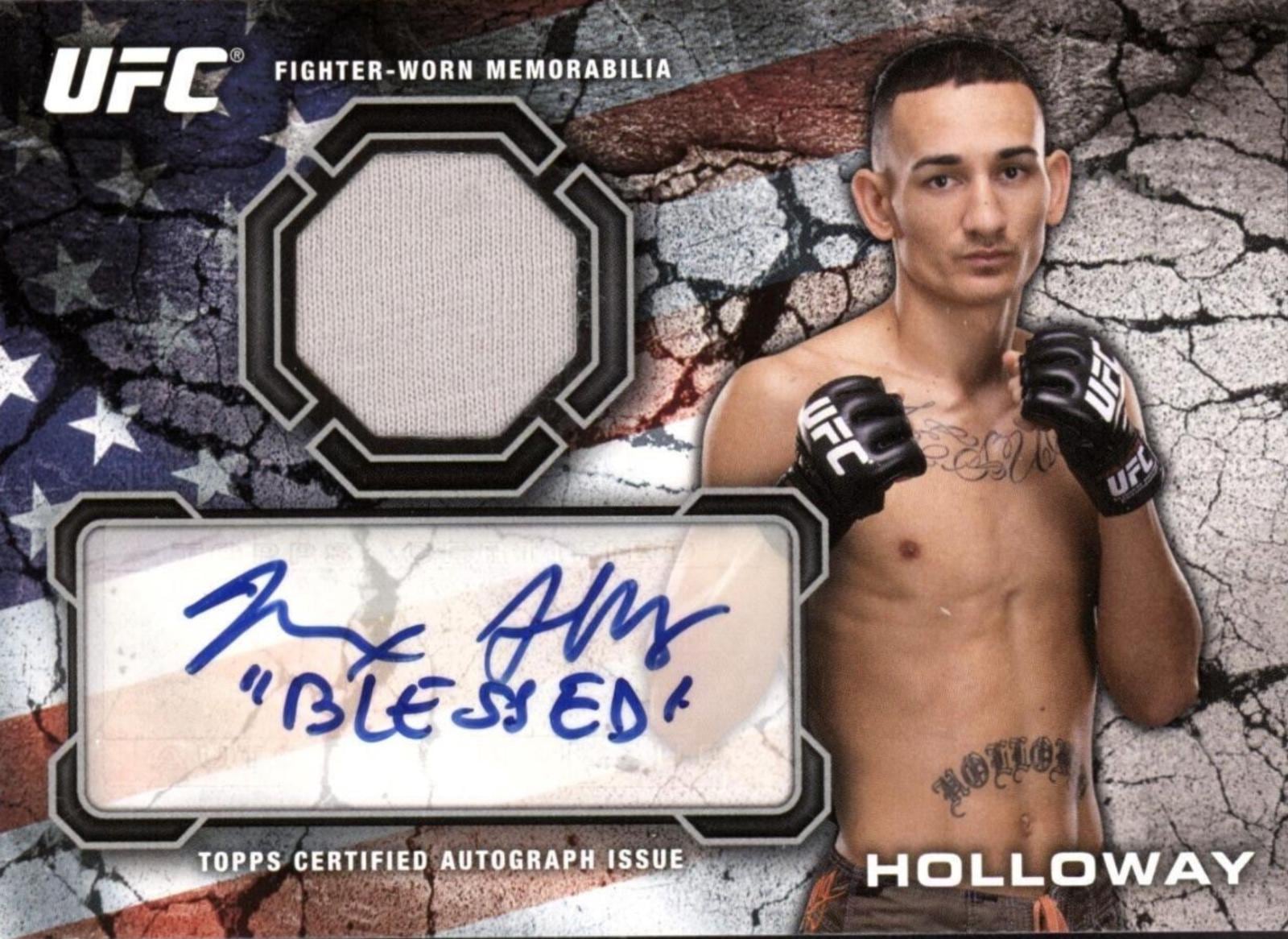 2013 Topps UFC Bloodlines #FAR-MH Max Holloway — front