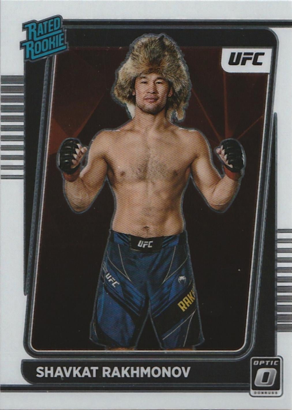 2022 Donruss Optic UFC #115 Shavkat Rakhmonov — front