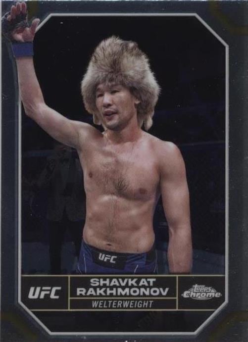 2024 Topps Chrome UFC #177 Shavkat Rakhmonov — front