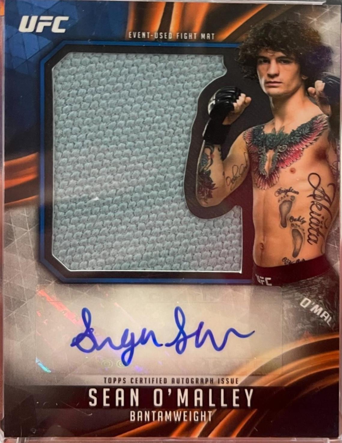 2019 Topps UFC Knockout #AJM-SOM — Sean O'Malley — front