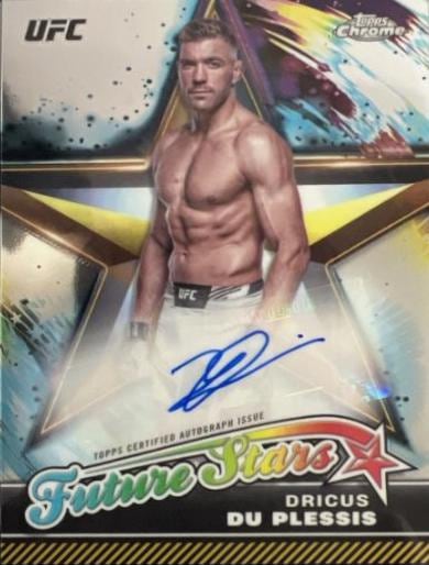 2024 Topps Chrome UFC #FSA-DDP Dricus du Plessis — front
