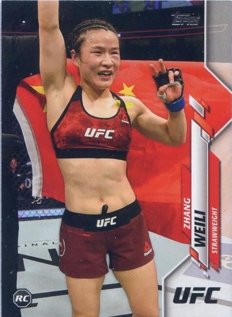 2020 Topps UFC #87 Zhang Weili — front