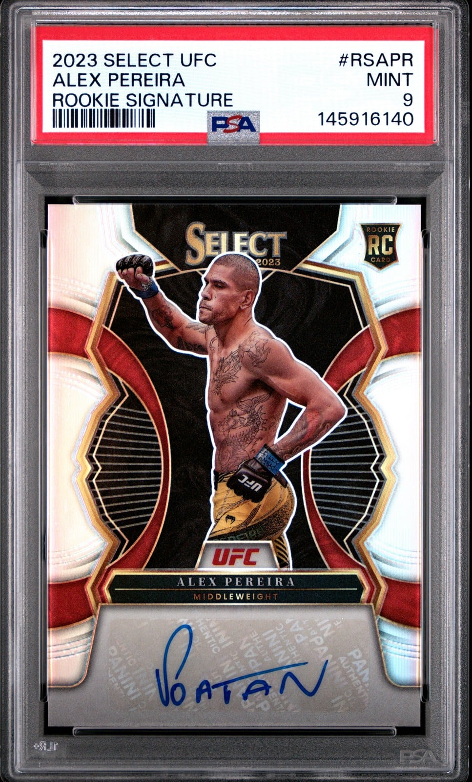 2023 Panini Select UFC #RS-APR Alex Pereira — front