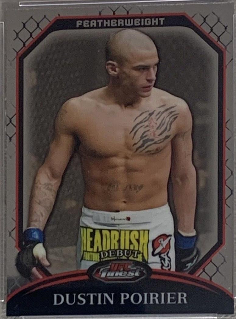 2011 Finest UFC #2 Dustin Poirier — front