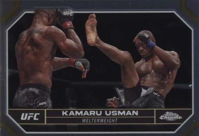 2024 Topps Chrome UFC #108 Kamaru Usman — front