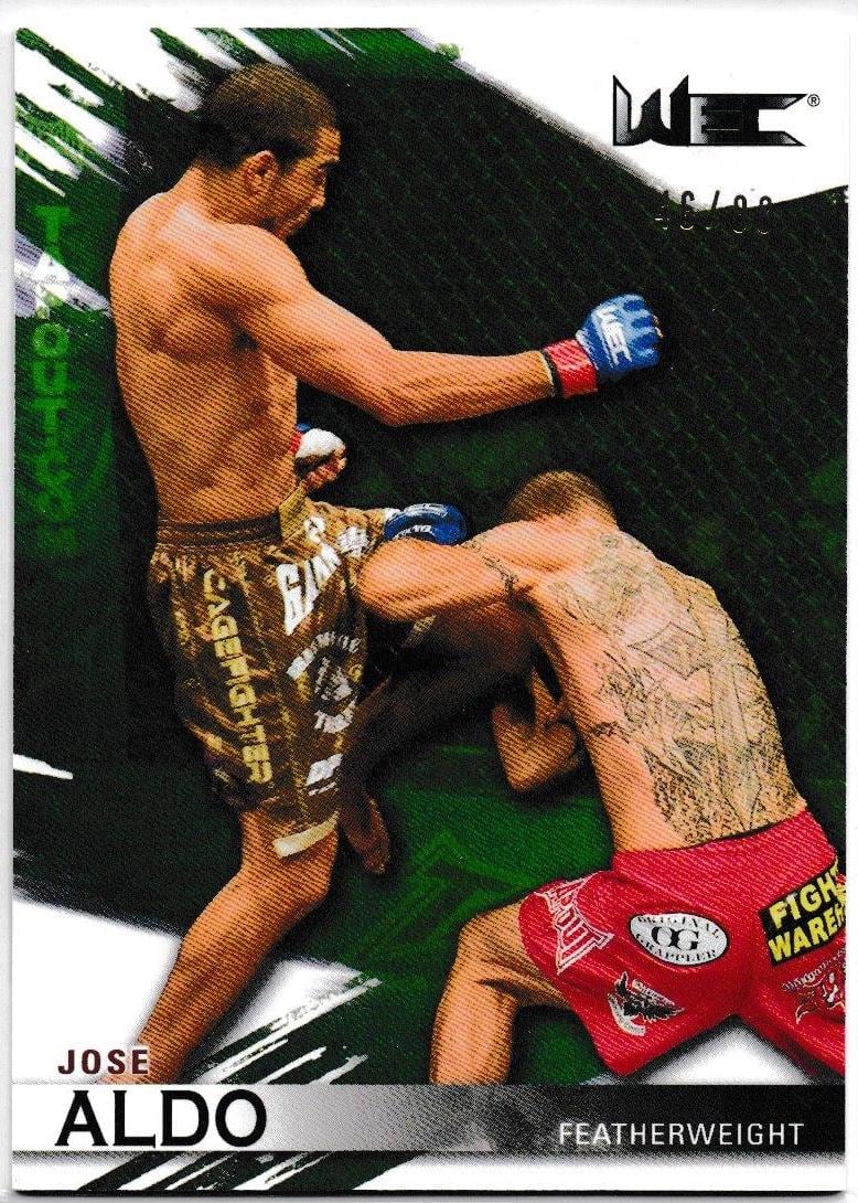 2010 Topps UFC Knockout #120 Green /88 — Jose Aldo — front