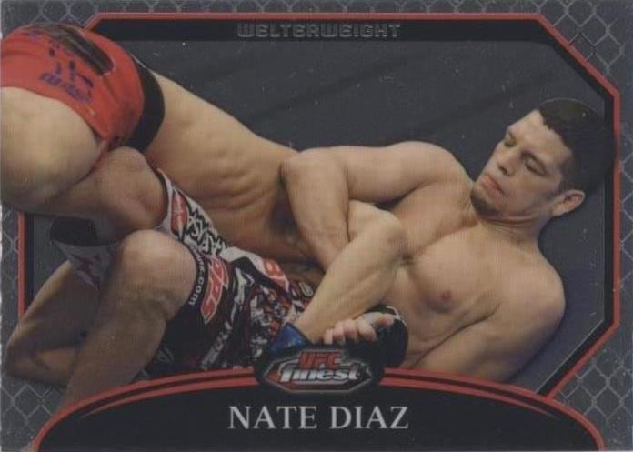 2011 Finest UFC #37 Nate Diaz — front