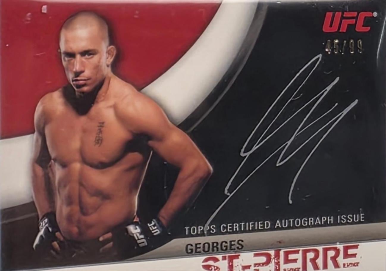 2010 Topps UFC Knockout #FC-GSP — Georges St-Pierre — front