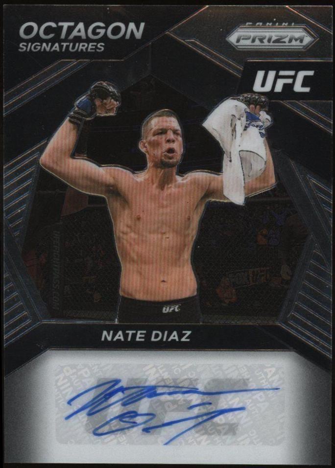 2021 Panini Prizm UFC #OS-NDZ Nate Diaz — front