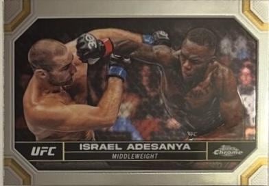 2024 Topps Chrome UFC #81 Israel Adesanya — front