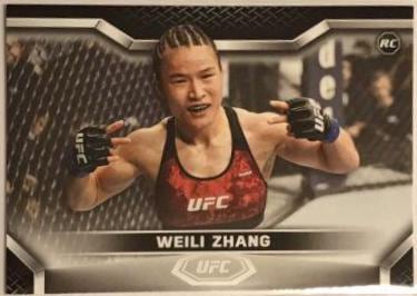 2020 Topps UFC Knockout #5 Zhang Weili — front