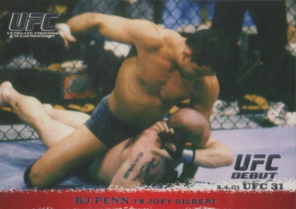 2009 Topps UFC Round 1 #10 BJ Penn / Joey Gilbert — front