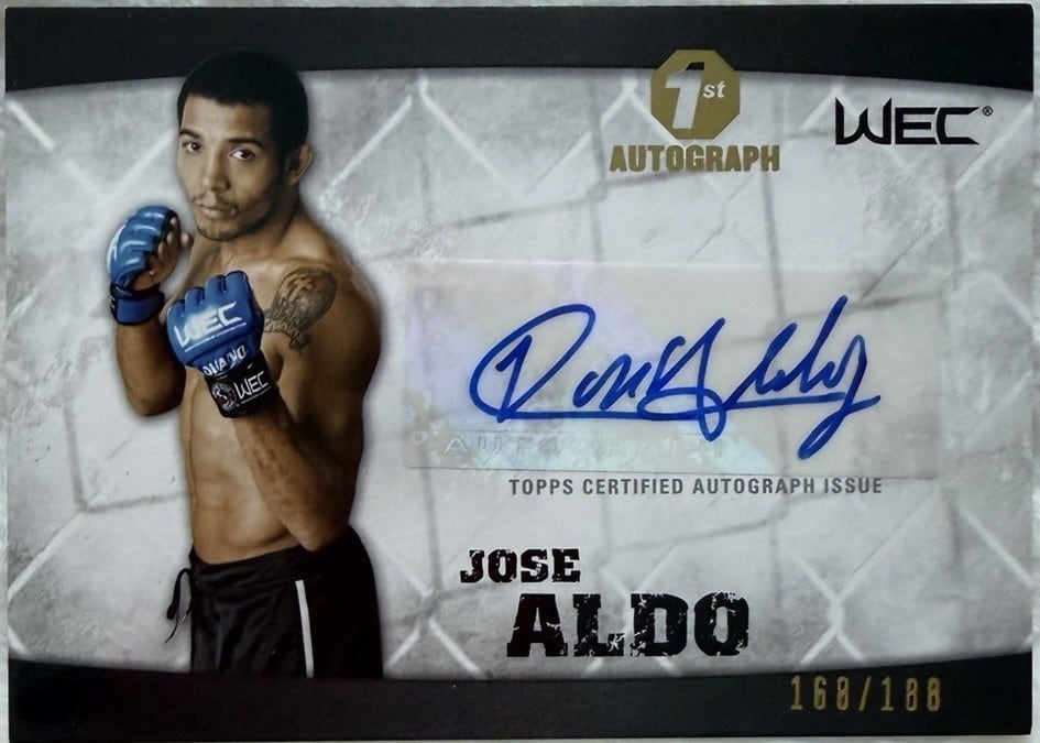 2010 Topps UFC Knockout #A-JA Jose Aldo — front