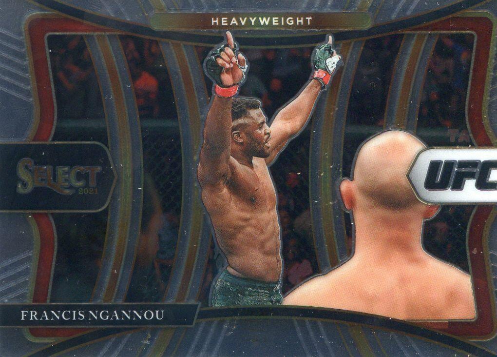 2021 Panini Select UFC #120 Francis Ngannou — front