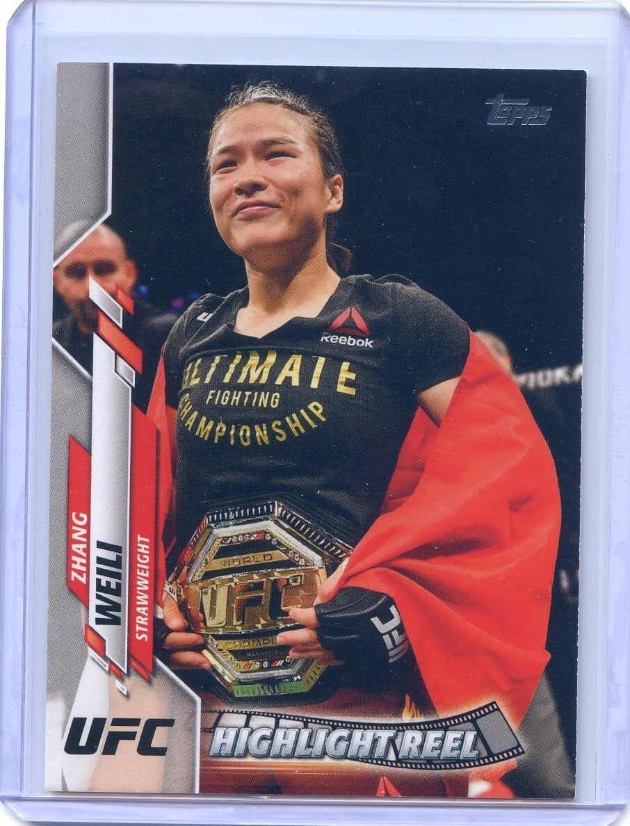 2020 Topps UFC #98 Zhang Weili — front