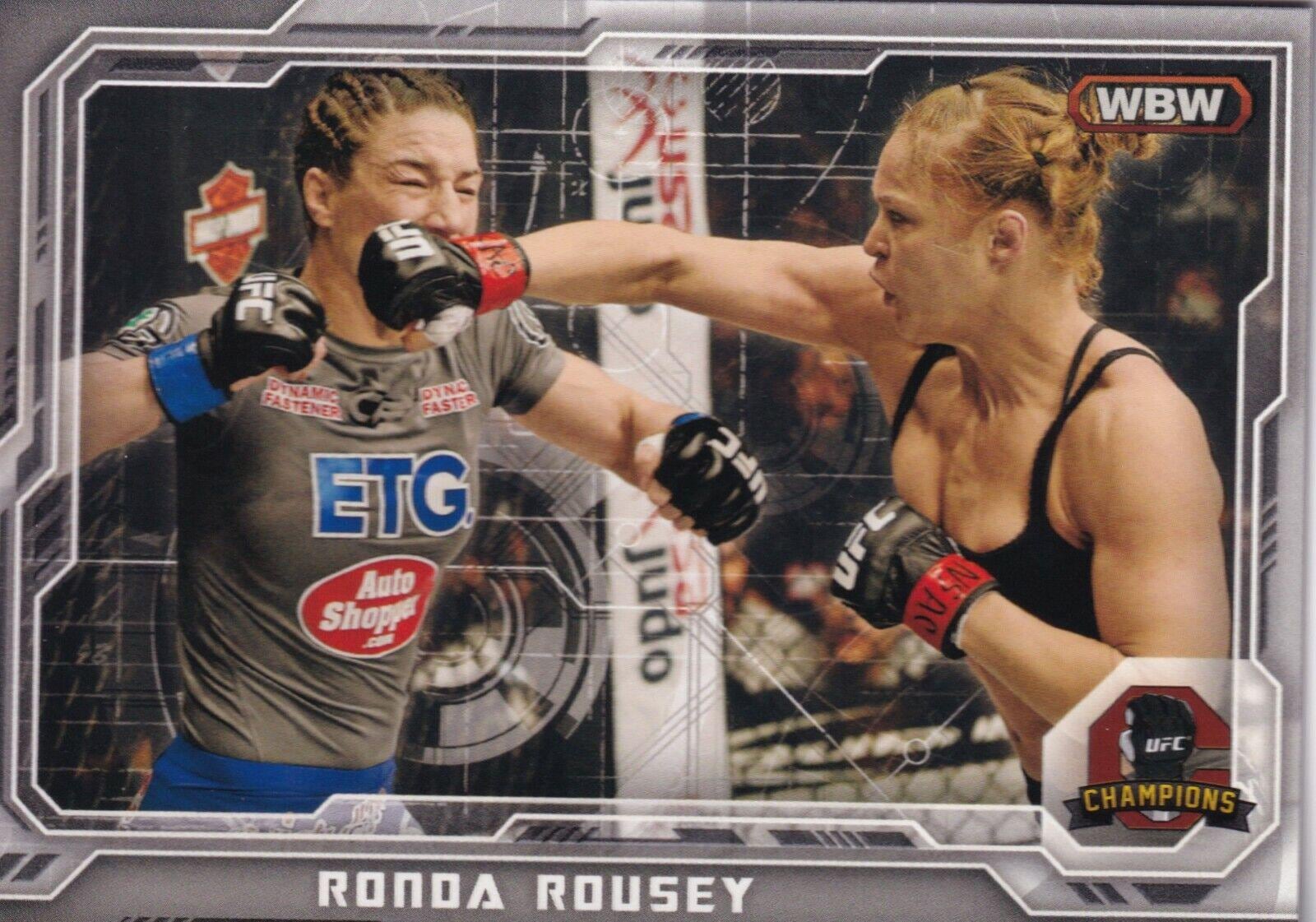 2014 Topps UFC Champions #76 Ronda Rousey — front