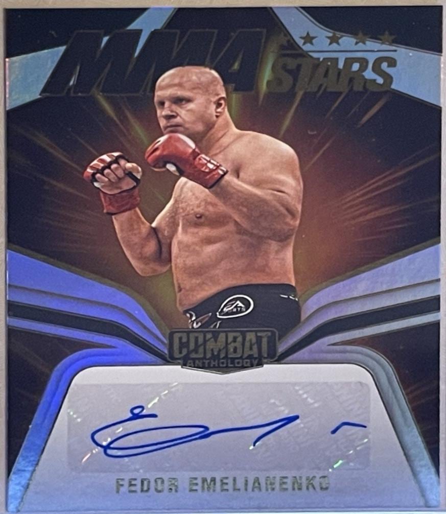 2025 Panini Combat Anthology #MS-FEM Fedor Emelianenko — front
