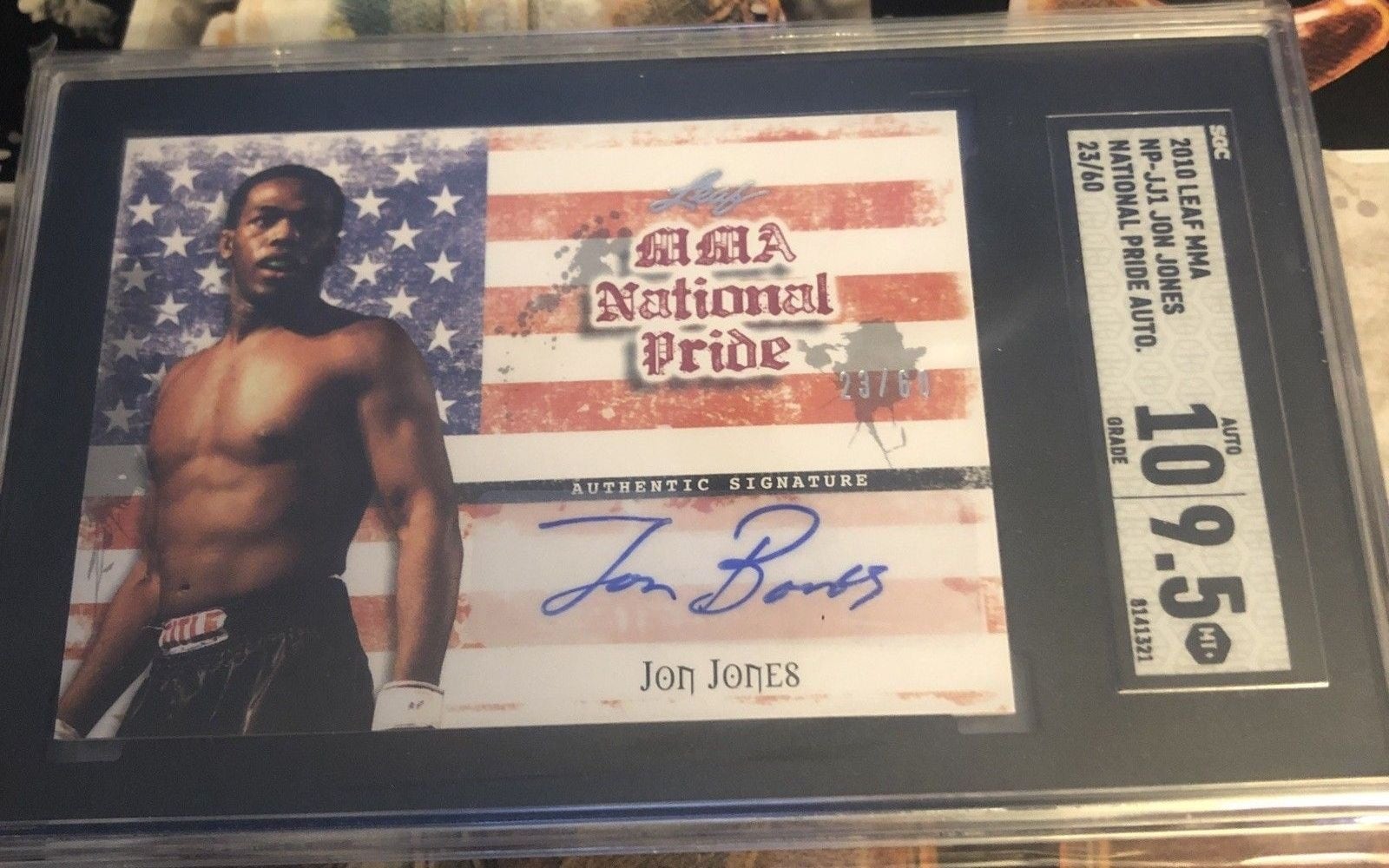 2010 Leaf MMA #NP-JJ1 Jon Jones — front