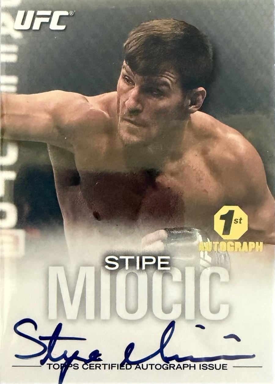 2012 Topps UFC Knockout #FA-SM Stipe Miocic — front