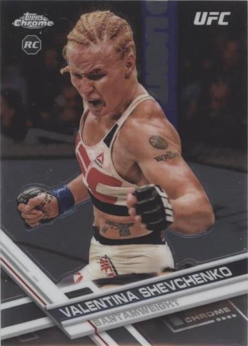 2017 Topps Chrome UFC #83 Valentina Shevchenko — front