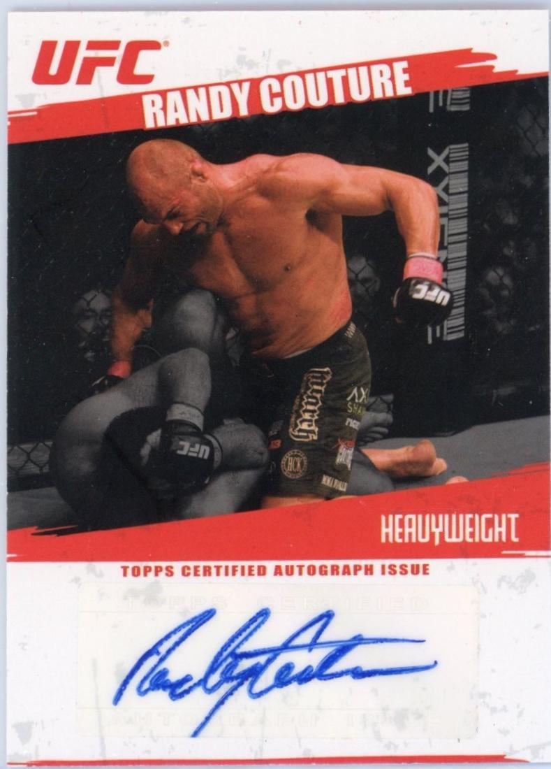 2009 Topps UFC Round 2 #FA-RC Randy Couture — front