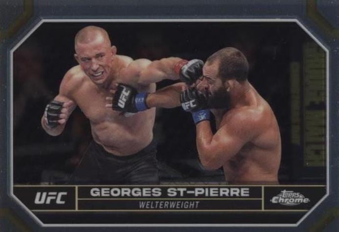 2024 Topps Chrome UFC #68 Georges St-Pierre — front