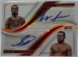 2023 Panini Immaculate Collection UFC #DA-SP — Sean O'Malley / Petr Yan — front