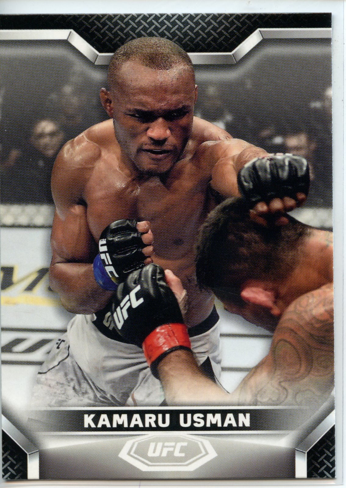 2020 Topps UFC Knockout #26 Kamaru Usman — front