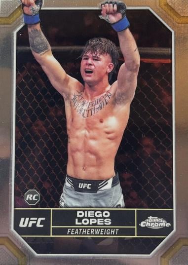 2024 Topps Chrome UFC #26 Diego Lopes — front