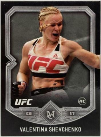 2017 Topps Museum Collection UFC #30 Valentina Shevchenko — front