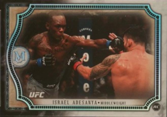 2018 Topps UFC Museum Collection #42 Israel Adesanya — front