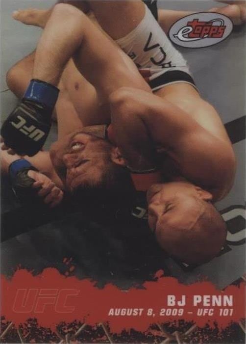 2009 eTopps (MMA) #5 BJ Penn — front
