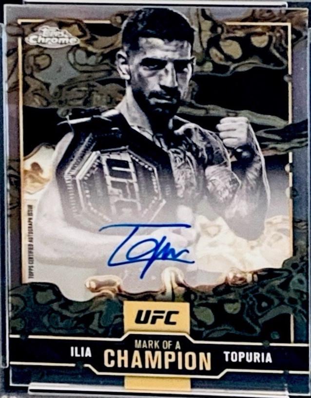 2025 Topps Chrome UFC #MOC-IT — Ilia Topuria — front