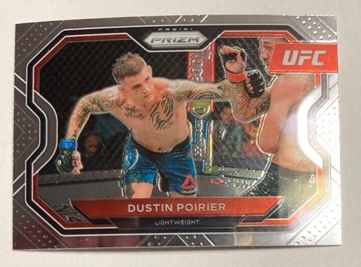 2021 Panini Prizm UFC #128 Dustin Poirier — front