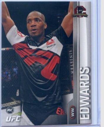 2015 Topps UFC Champions #171 Leon Edwards — front