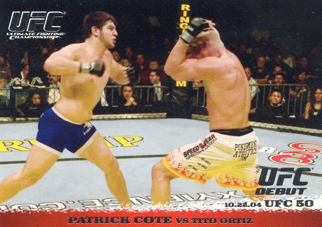 2009 Topps UFC Round 1 #18 Tito Ortiz / Patrick Cote — front