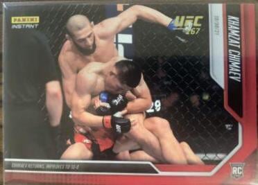 2021 Panini Instant UFC #45 — Khamzat Chimaev — front
