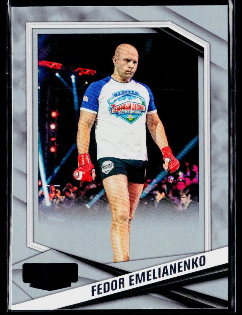 2025 Panini Combat Anthology #30 — Fedor Emelianenko — Silver parallel, front