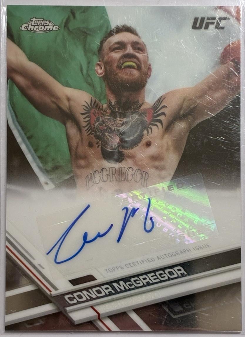 2017 Topps Chrome UFC #FA-CM Conor McGregor — front