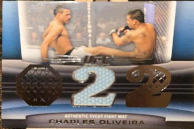 2011 Topps UFC Title Shot #FM-CO — Charles Oliveira — Black parallel, front