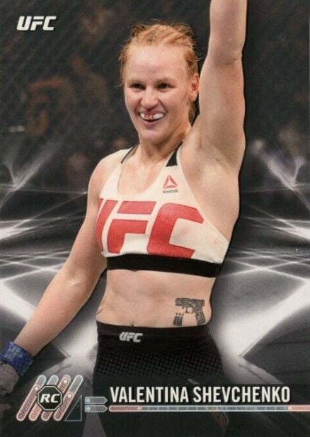 2017 Topps UFC Knockout #75 Valentina Shevchenko — front