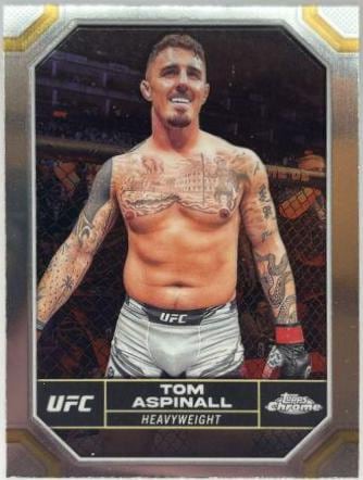 2024 Topps Chrome UFC #187 Tom Aspinall — front