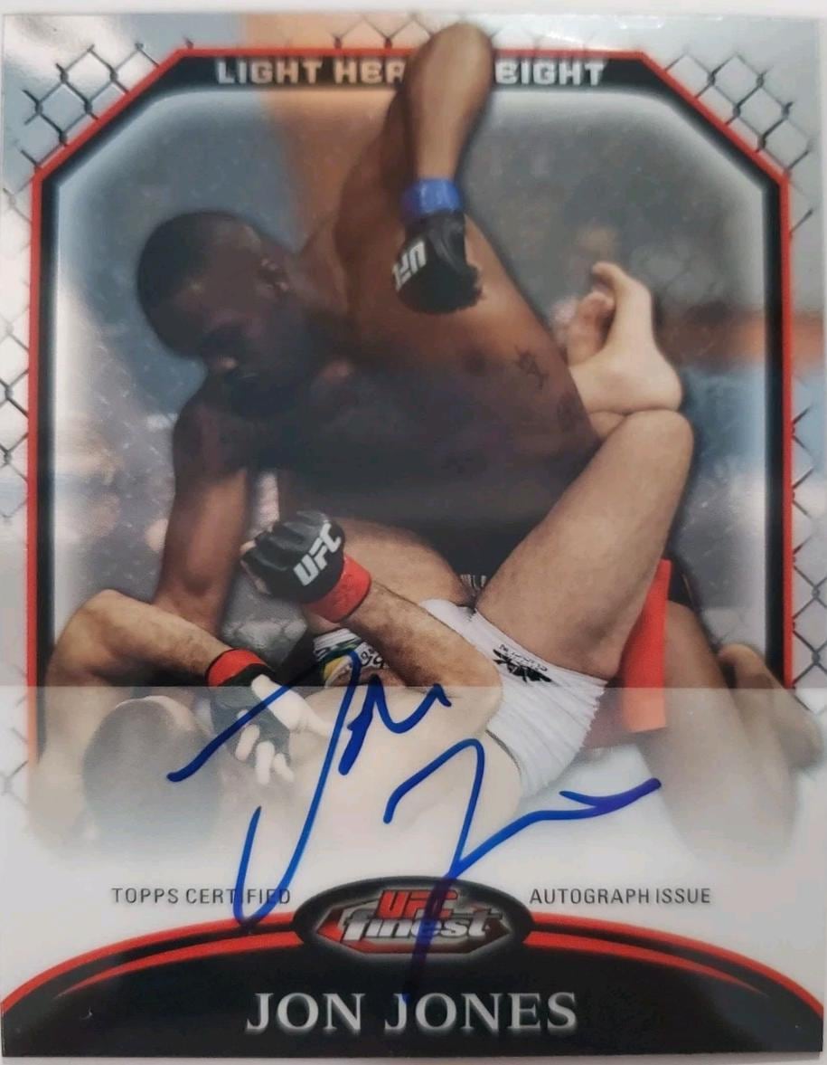 2011 Finest UFC #A-JJ — Jon Jones — front