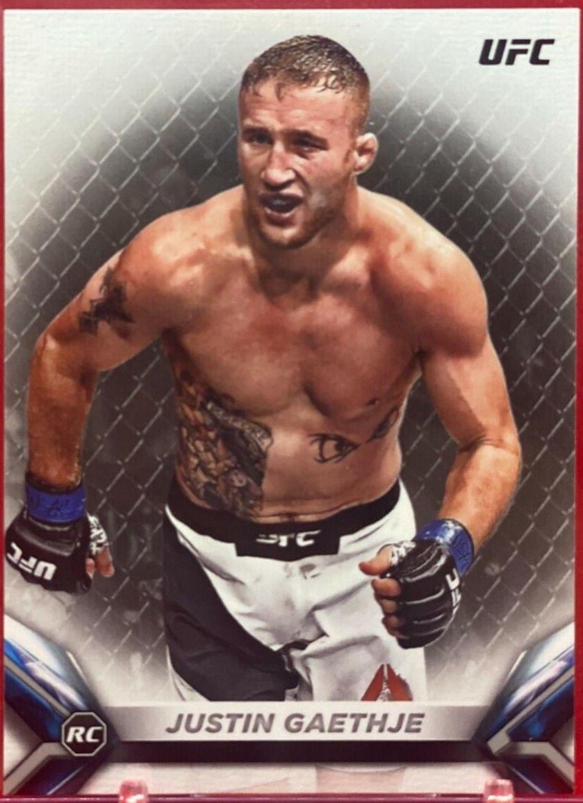 2018 Topps UFC Knockout #3 Justin Gaethje — front