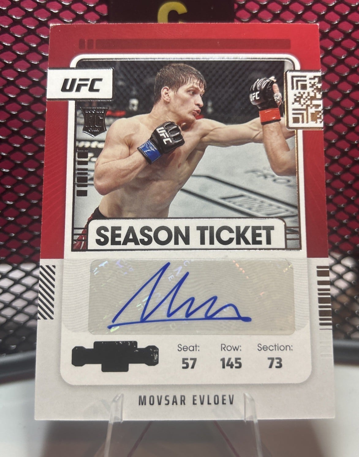 2022 Panini Chronicles UFC #ST-MEV Movsar Evloev — front
